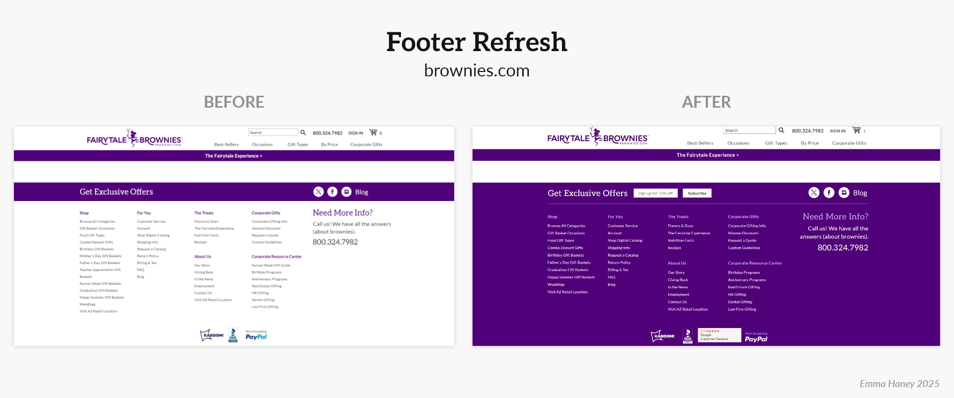 Footer Redesign